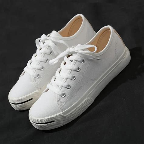 canvas white sneakers womens